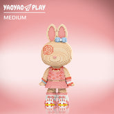 Pink Skirt PP Bunny Building Blocks